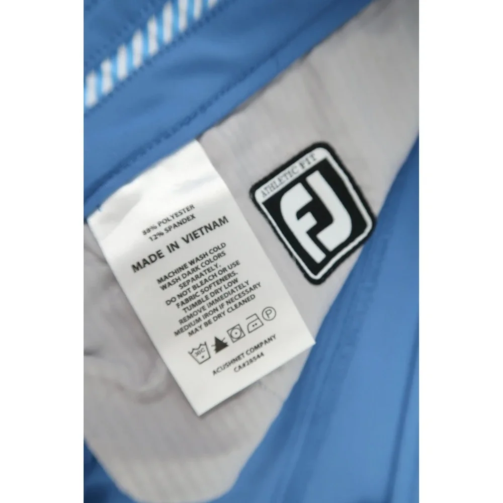 FootJoy Golf Pants Mens 33x30 Blue Athletic Fit 5-Pocket Performance Stretch